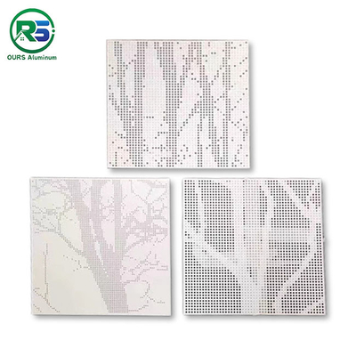 Artistic Aluminum laser cutting Wall Panels CNC Carved Exterior PVDF Coating